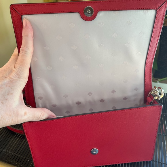 Kate Spade New York Red Madison Flap Convertible Crossbody Bag - Picture 4 of 11